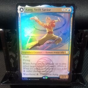 MTG Aang, Swift Savior Foil - Avatar: The Last Airbender - Double Sided NM